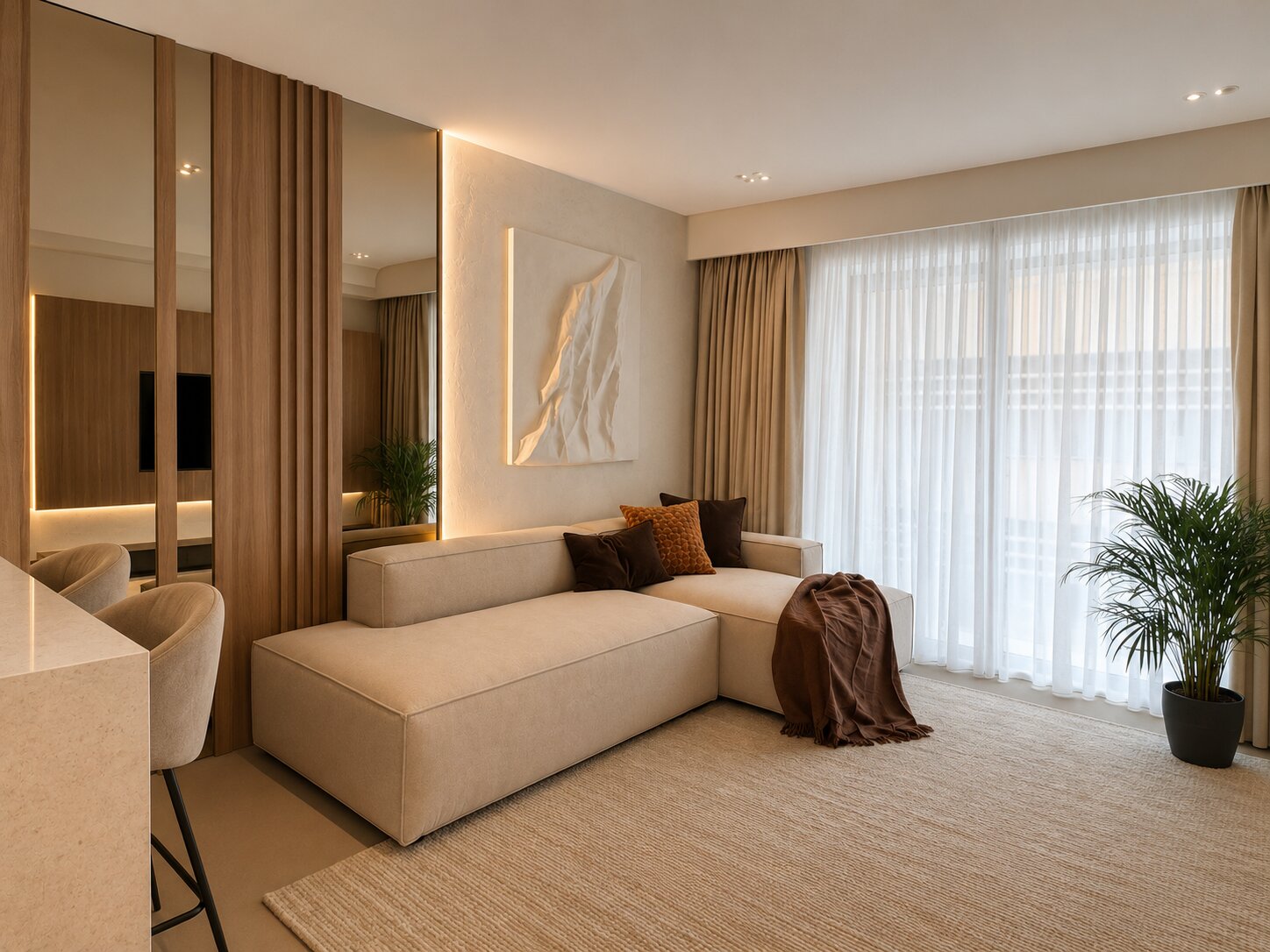 Apartament 2 Camere de Închiriat | Cortina 126 - Iancu Nicolae | Mobilat Premium