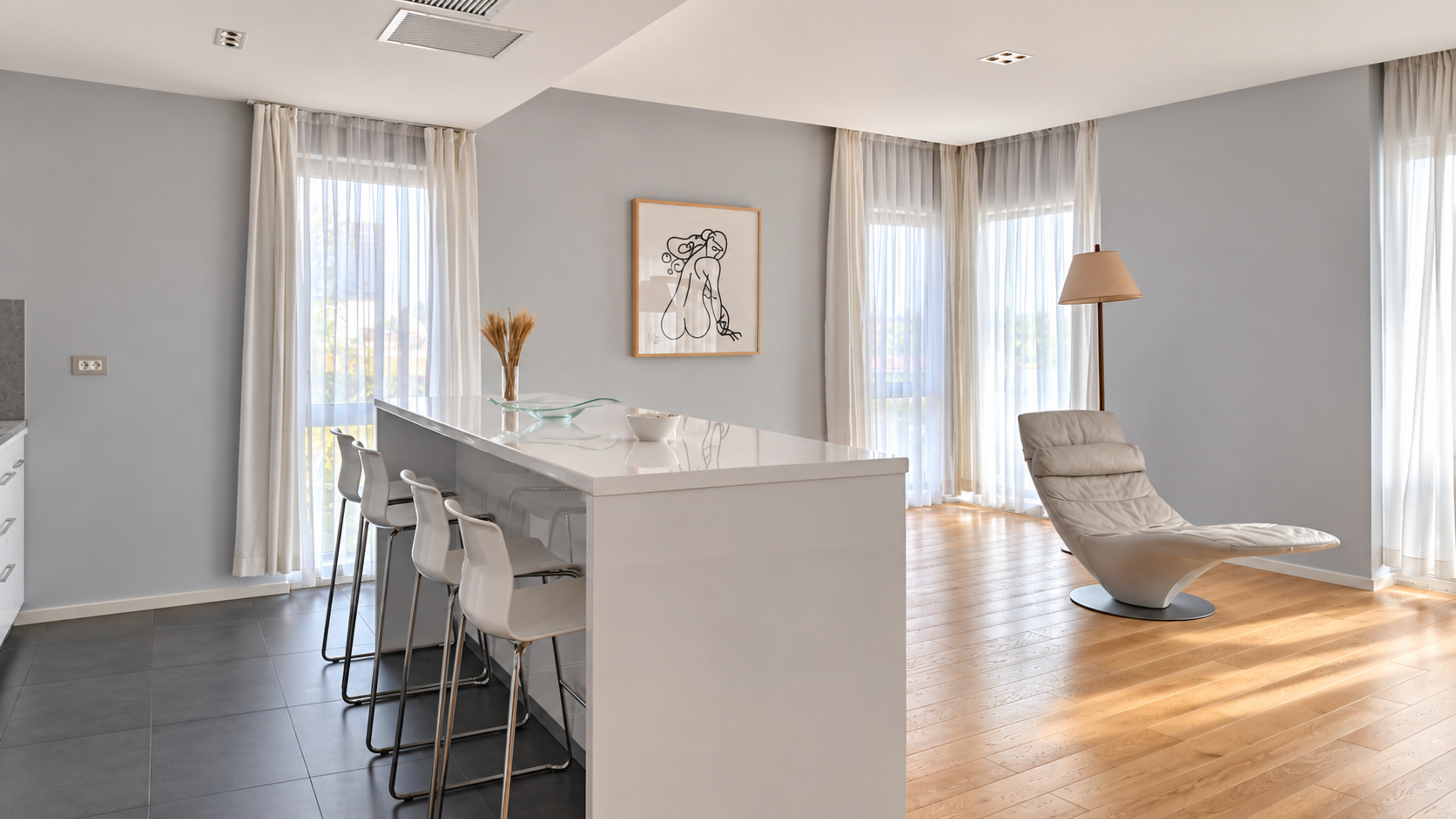 One Floreasca Lake | 4 camere, terasă și contract de închiriere în derulare